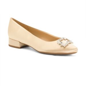 NIB Easy Spirit Gold Rhinestones Pumps